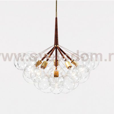 Подвесной светильник LOVELY BUBBLE CHANDELIER FROM PELLE H76 Silver/White ImperiumLoft 208357-26