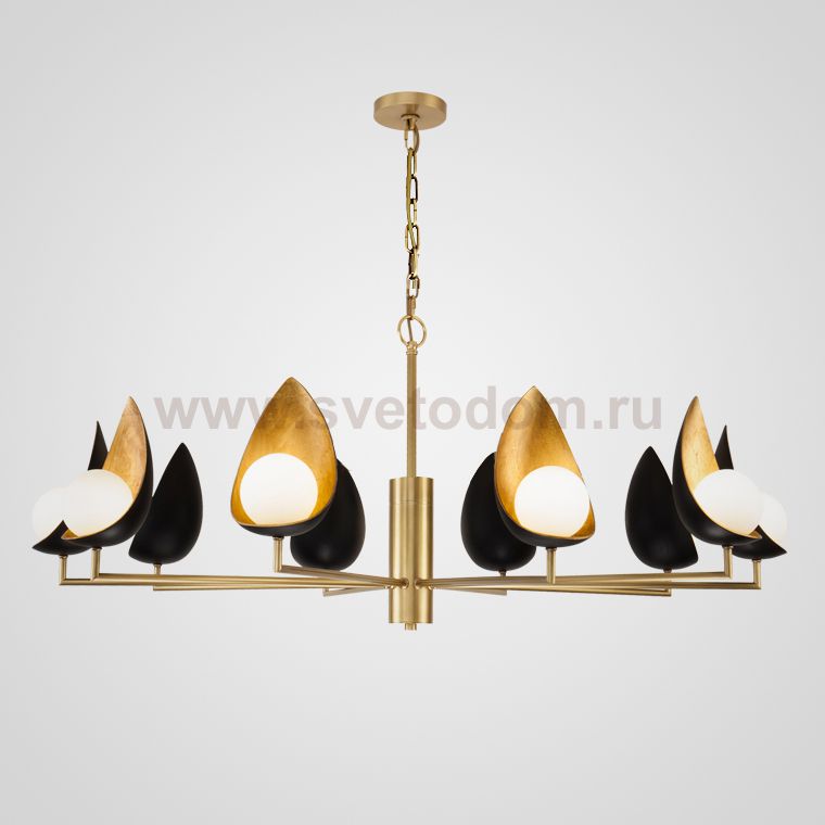 Дизайнерская люстра ODENCE 10 lamps ImperiumLoft 208540-22