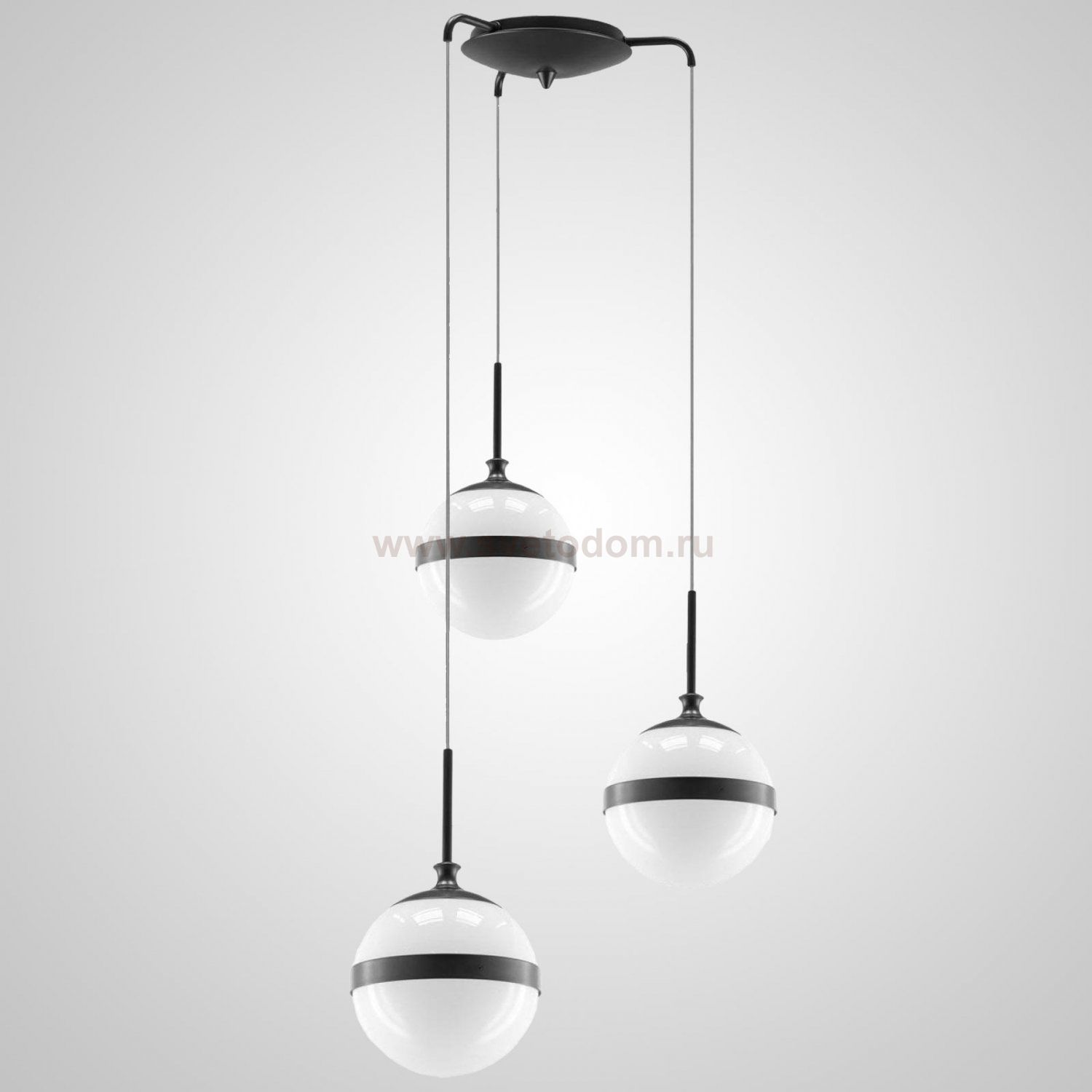 Подвесной светильник GIRA ONE L3 Black ImperiumLoft 208552-23