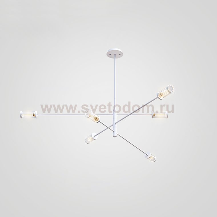 Дизайнерская люстра SKELBY H24 White/Transparent ImperiumLoft 208576-22