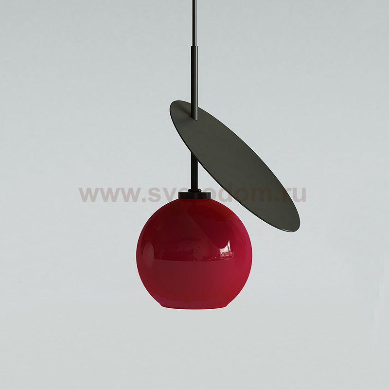 Подвесной светильник CHERRY D25 Black/Red ImperiumLoft 208612-22