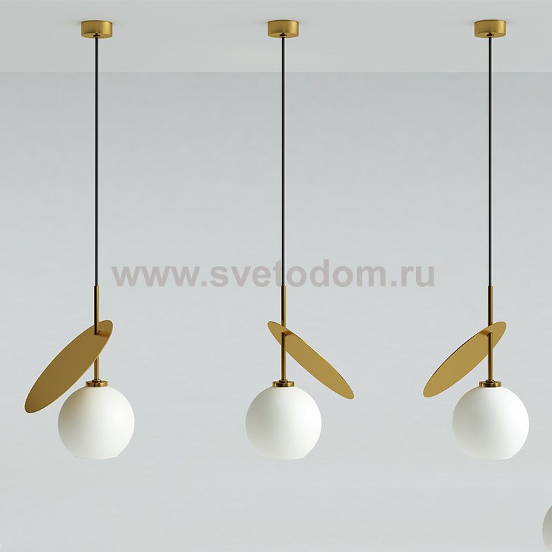 Подвесной светильник CHERRY D25 Gold/White ImperiumLoft 208615-22