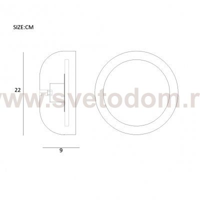 Бра LOKE D22 Blue ImperiumLoft 208719-26