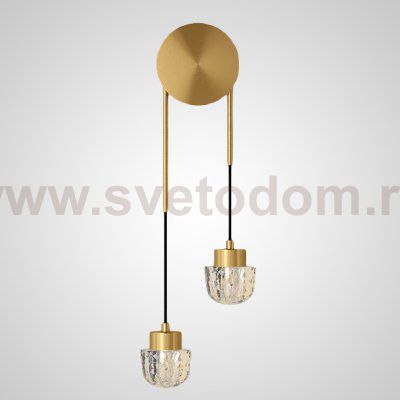 Настенный светильник LYKKE Black ImperiumLoft 208781-23
