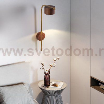 Настенный светильник PATSY H55 Dark brown ImperiumLoft 208809-23