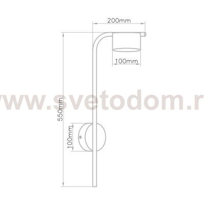 Настенный светильник PATSY H80 Light brown ImperiumLoft 208811-23