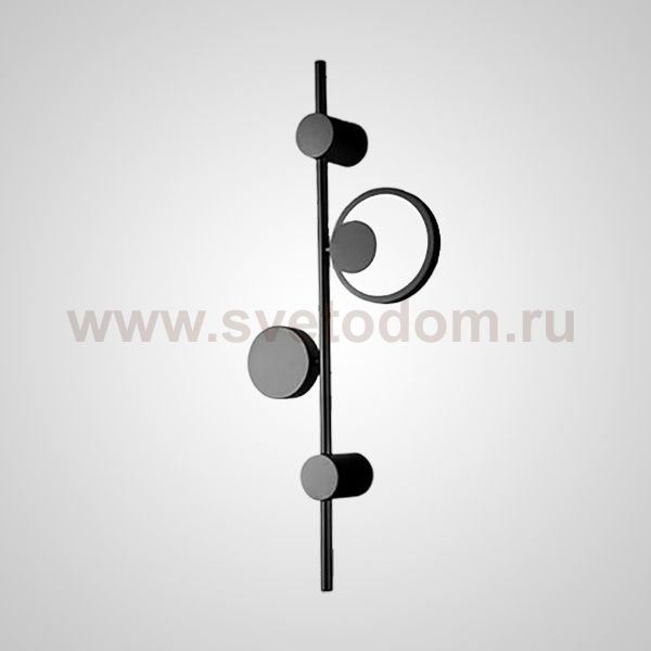 Настенный светильник LIDVOR L2 Black ImperiumLoft 208846-23