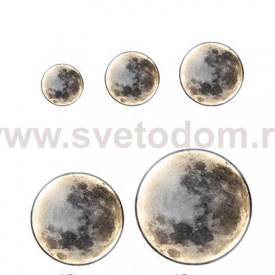 Настенный светильник COSMOS MOON D30 ImperiumLoft 208938-23