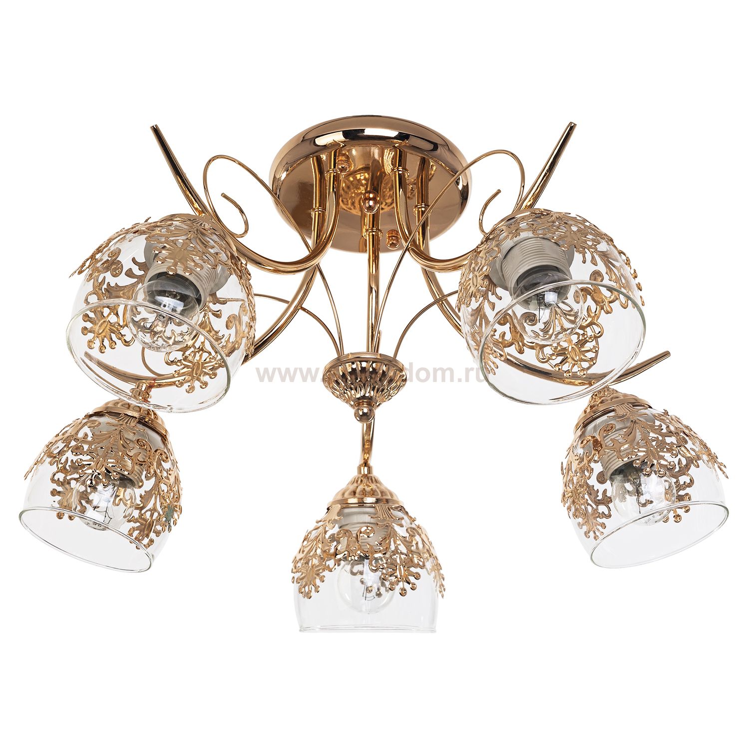 Люстра классическая Экономсвет 2089/5FG CL
