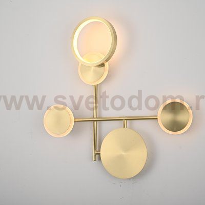 Настенный светильник ZINGY D Brass ImperiumLoft 209016-23