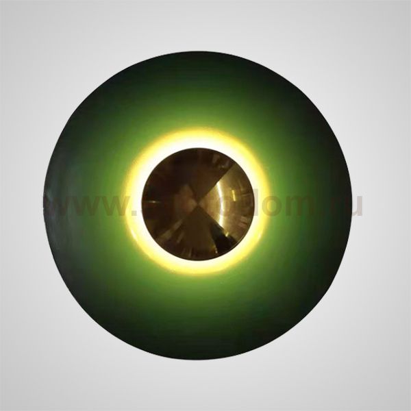 Настенный светильник ALESTA D50 Green ImperiumLoft 209033-23