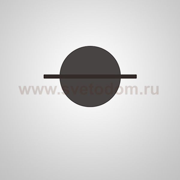 Настенный светильник LIBERTY WALL D76 Black ImperiumLoft 209057-23