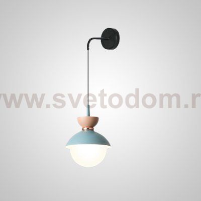 Настенный светильник POMPON WALL Pink Blue ImperiumLoft 209091-23