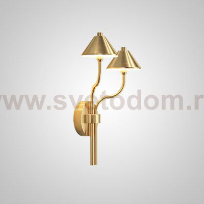 Настенный светильник GENRE L2 Brass ImperiumLoft 209102-23