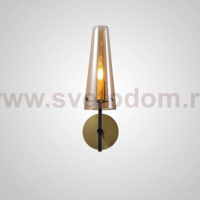Настенный светильник MAXIMA WALL Brass Black ImperiumLoft 209115-23