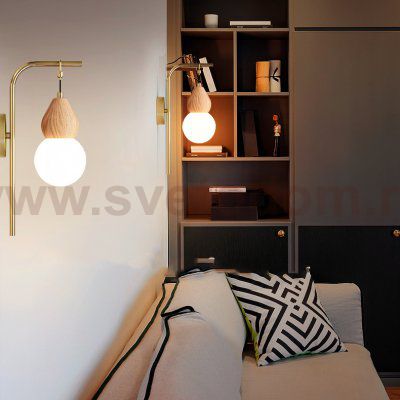 Настенный светильник FABRON WALL Brown ImperiumLoft 209188-26