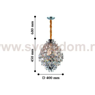 Люстра подвесная Favourite 2093-4P Faberge