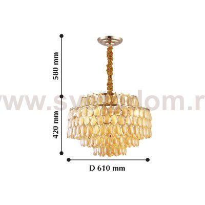 Люстра подвесная Favourite 2095-12P Congress