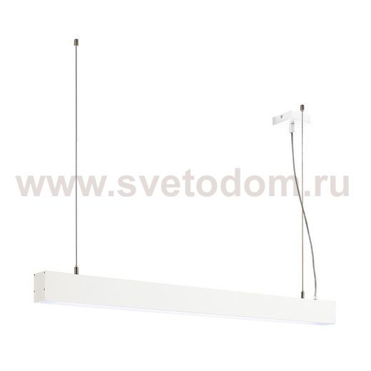 SLV 210021 GLENOS Pendelleuchte, mattweiss, 1m, 52W, 4000K