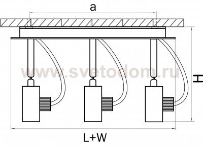 Светильник точечный накладной Lightstar 210138 Varieta 16