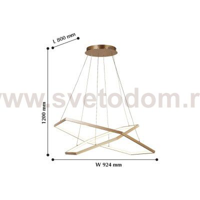 Люстра подвесная Favourite 2103-14P Hexagon