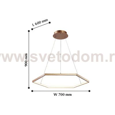 Люстра подвесная Favourite 2103-6P Hexagon