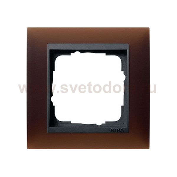 Gira EV Матово-коричневый/антрацит Рамка 1-ая (G21113)