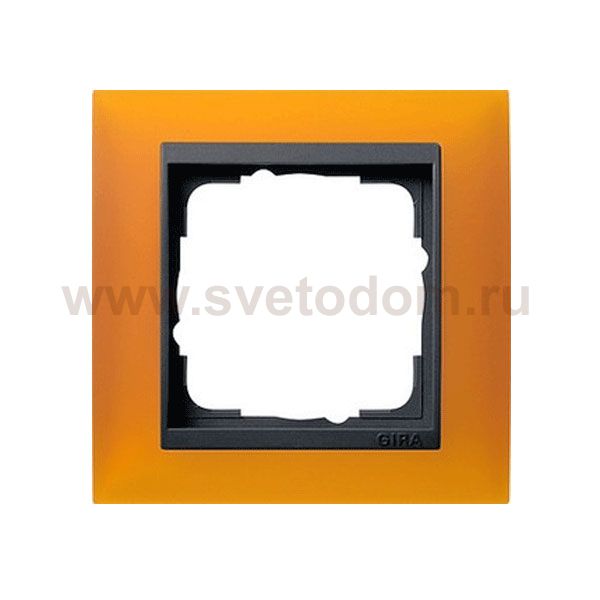 Gira EV Матово-янтарный/антрацит Рамка 1-ая (G21114)
