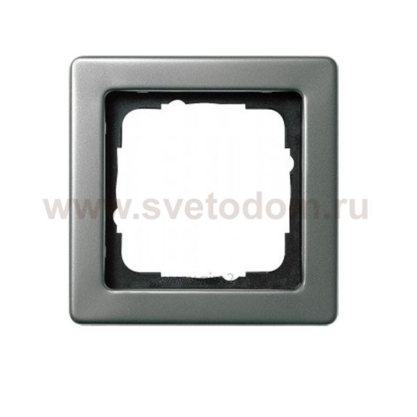 Gira Сталь Рамка 1-ая прямая (G21121)