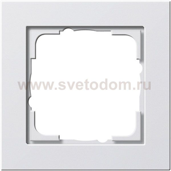 Gira E2 Бел Рамка 1-ая (G21122)