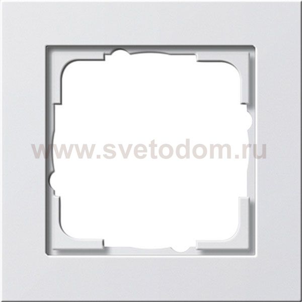 Gira E2 Бел глянц Рамка 1-ая (G21129)