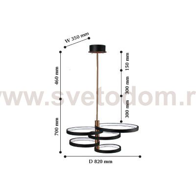 Люстра подвесная Favourite 2116-5P Umlauf
