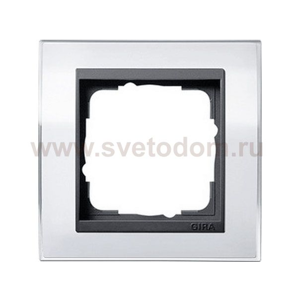 Gira EV CL Бел/Антрацит Рамка 1-ая (G211728)