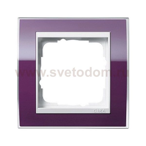 Gira EV CL Фиолетовый/Бел Рамка 1-ая (G211753)