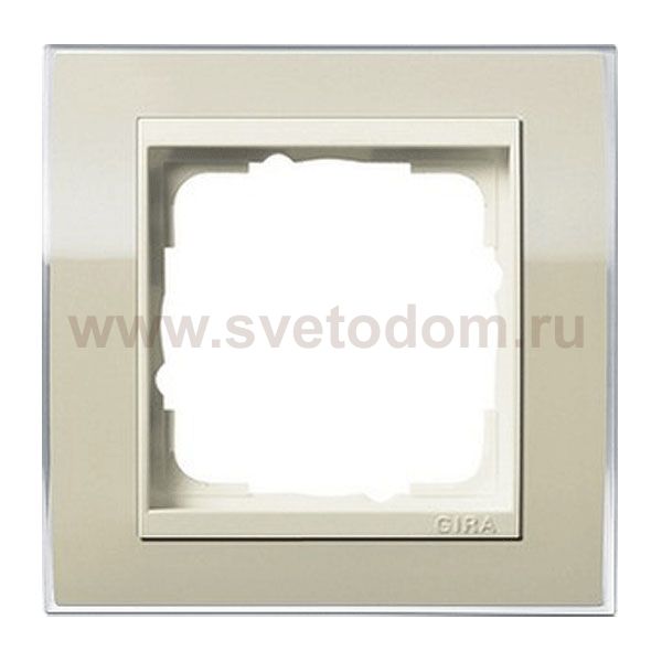 Gira EV CL Песочный/Крем глянц Рамка 1-ая (G211771)
