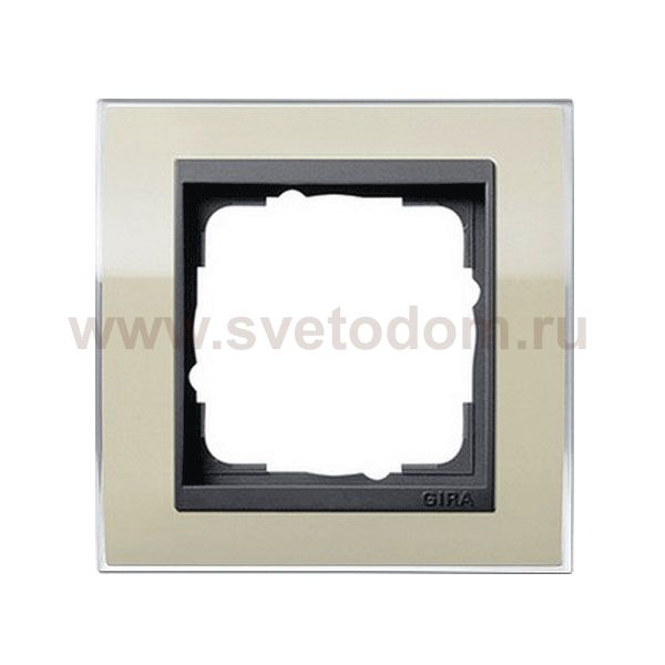 Gira EV CL Песочный/антрацит Рамка 1-ая (G211778)