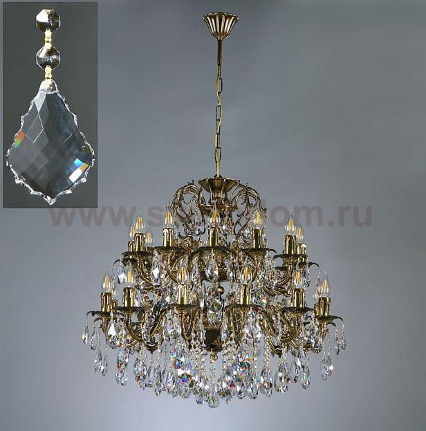 Люстра Ambiente 2118/12+12 PB New Leaf