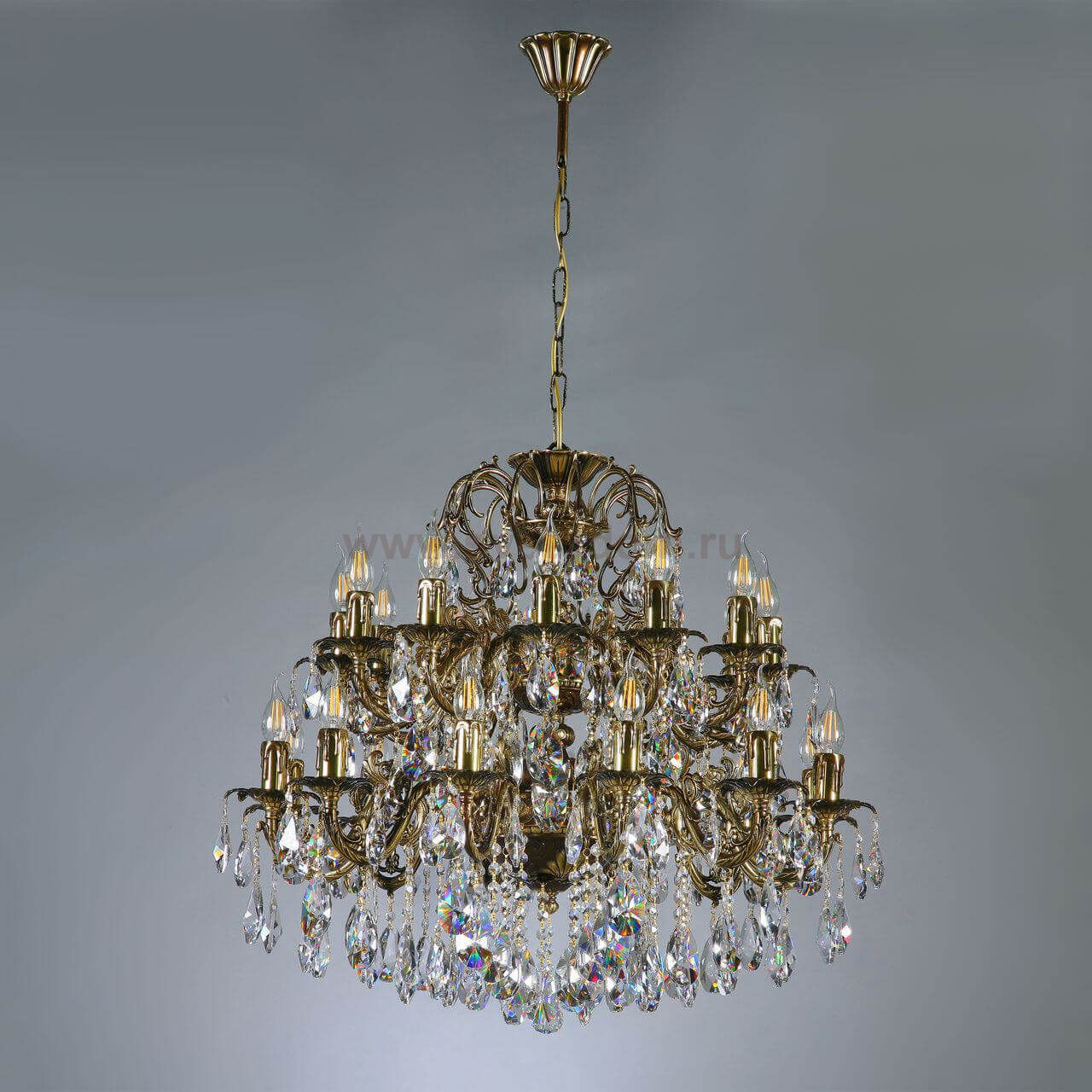 Люстра Ambiente 2118/12+12 PB Tear Drop