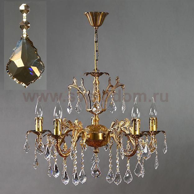 Люстра Ambiente 2118/5 AB Honey Leaf