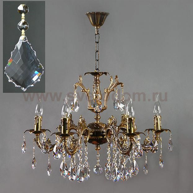 Люстра Ambiente 2118/6 PB New Leaf