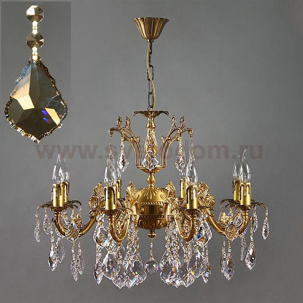 Люстра Ambiente 2118/8 AB Honey Leaf