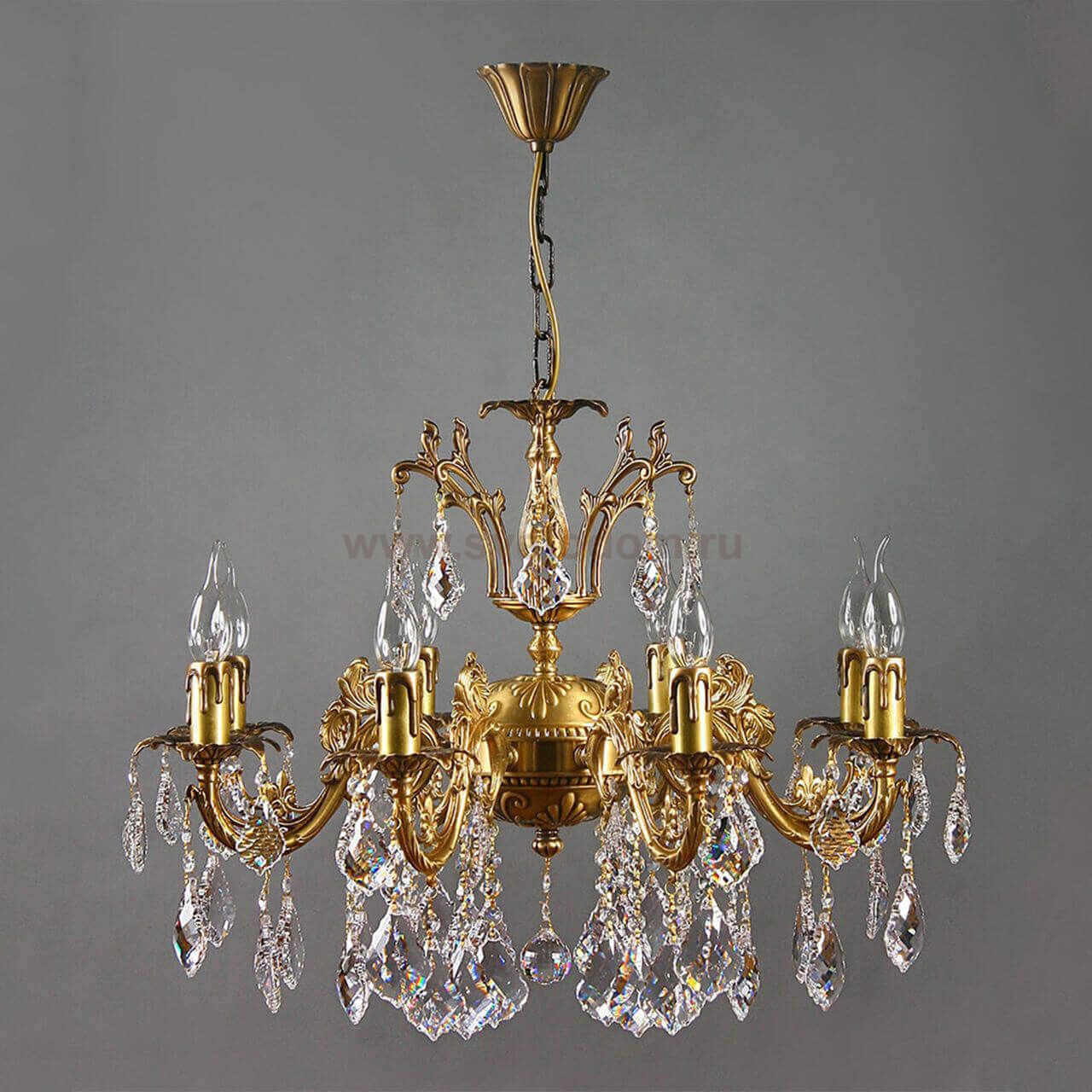 Люстра Ambiente 2118/8 AB New Leaf