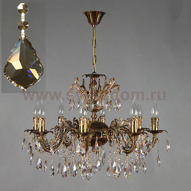 Люстра Ambiente 2118/8 PB Honey Leaf