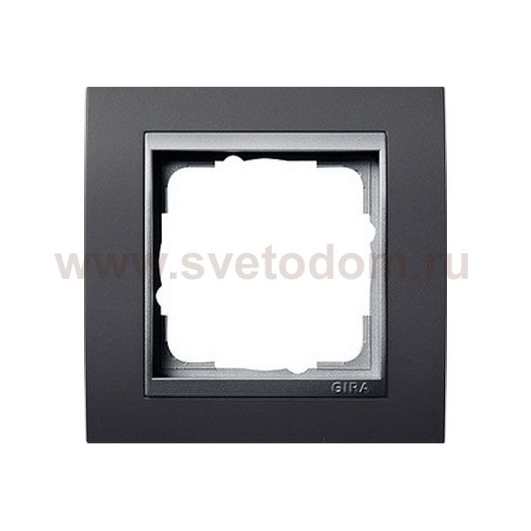 Gira EV Антрацит/алюминий Рамка 1-ая (G21181)