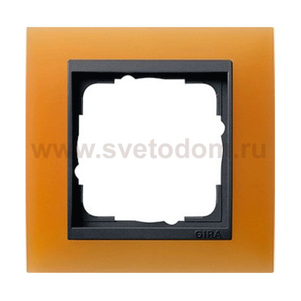 Gira EV Матово-оранжевый/антрацит Рамка 1-ая (G21187)