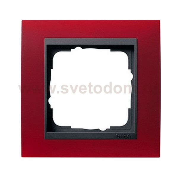 Gira EV Матово-красный/антрацит Рамка 1-ая (G21188)