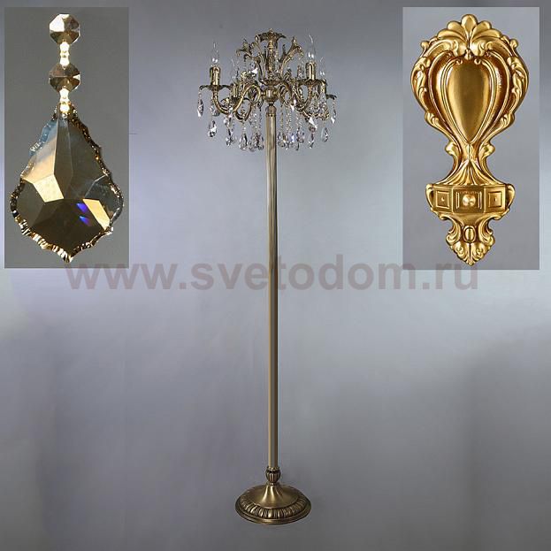 Торшер Ambiente 2118F/4 AB Honey Leaf