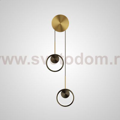 Настенный светильник RISOR BLOCK L2 Black ImperiumLoft 211946-26