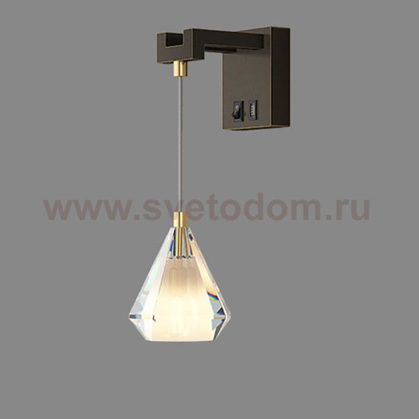 Настенный светильник SOLDIS WALL Black ImperiumLoft 212029-23