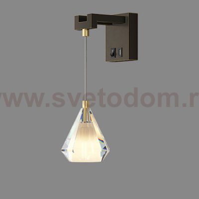 Настенный светильник SOLDIS WALL Black ImperiumLoft 212029-23